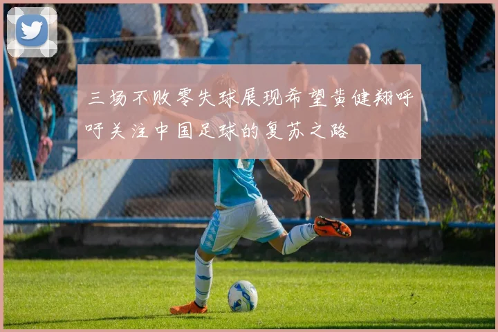 三场不败零失球展现希望黄健翔呼吁关注中国足球的复苏之路