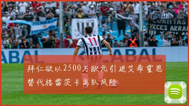 拜仁欲以2500万欧元引进艾希霍恩替代格雷茨卡离队风险